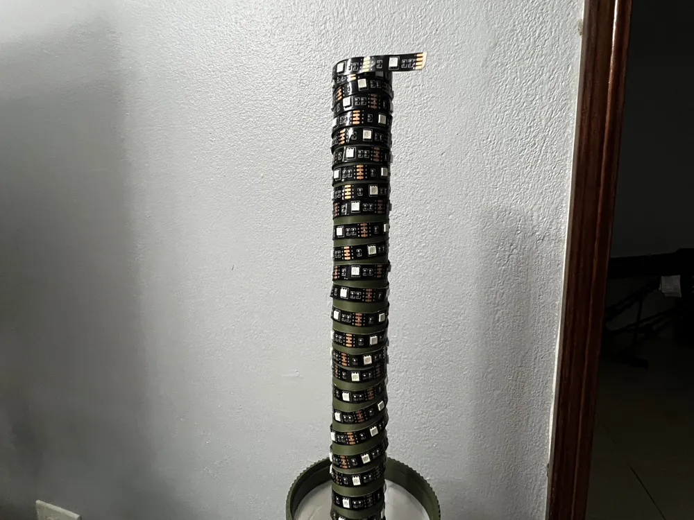 Modular LED Floor Lamp – Ambient RGB Tube Light - Free 3D Print Model ...