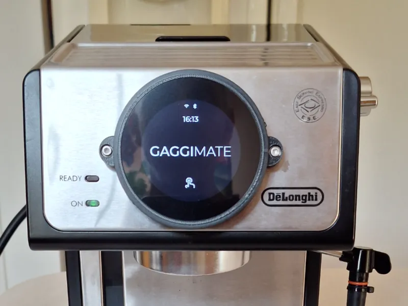 Enclosure for Waveshare LCD 2.1 to Delonghi ECP