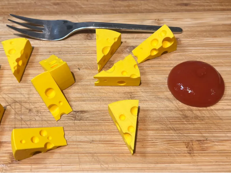 Cheese Puzzle Magnets