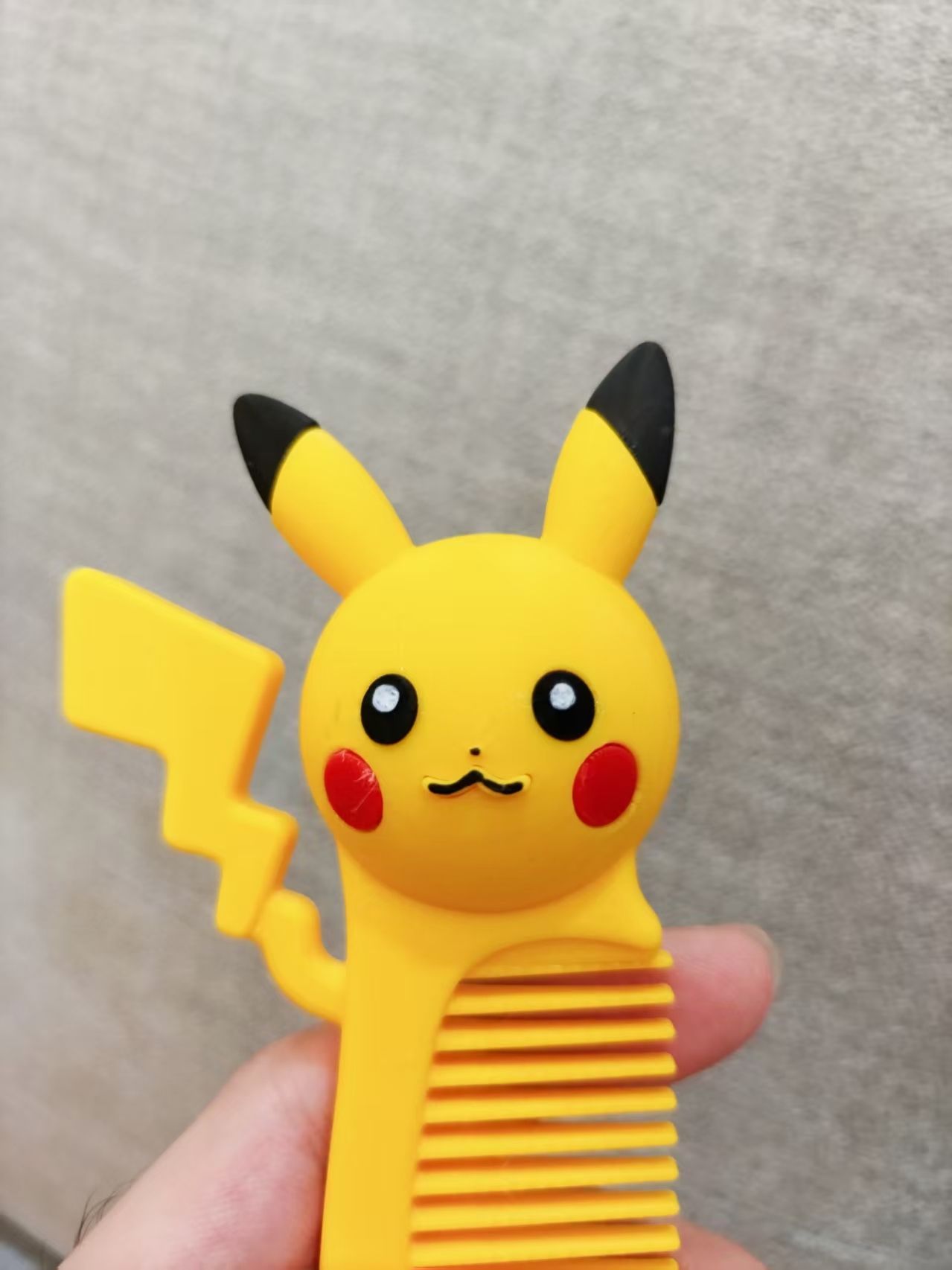 Miniatura 1 do modelo 3D 宝可梦皮卡丘主题梳子