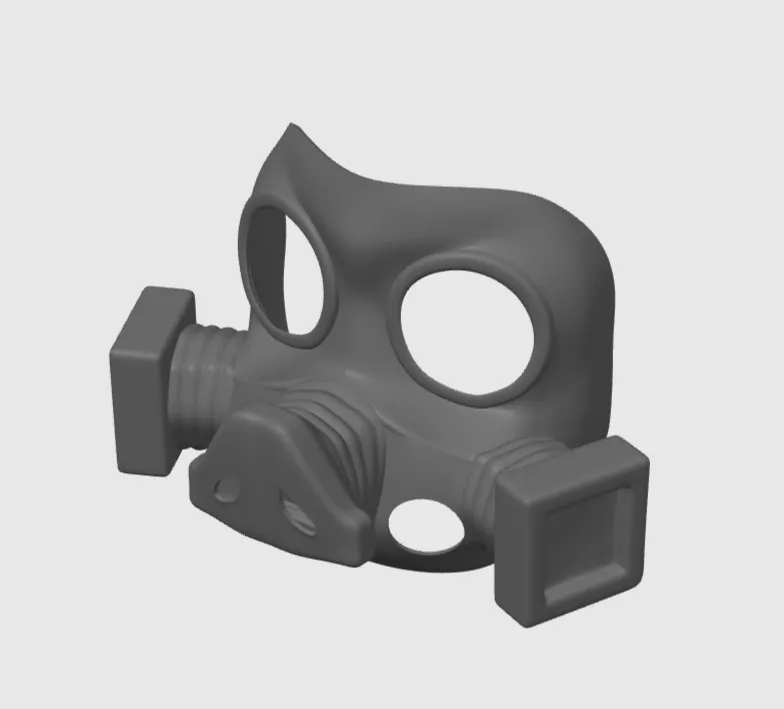 Gas Mask 3D Model/ Cosplay/ Mask