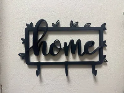 Home Sweet Hooks | Home Key Holder | Flowers