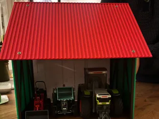 Siku Maschinenhalle Garage 1/32 Halle Modell