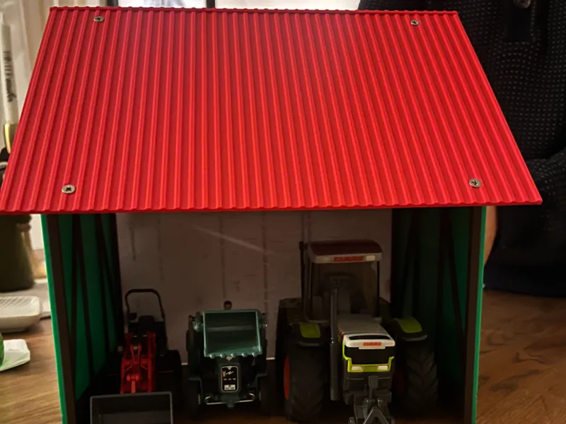 Siku Maschinenhalle Garage 1/32 Halle Modell