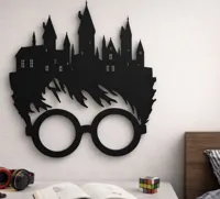 Tableau mural 2D Poudlard — Harry Potter — photo 2