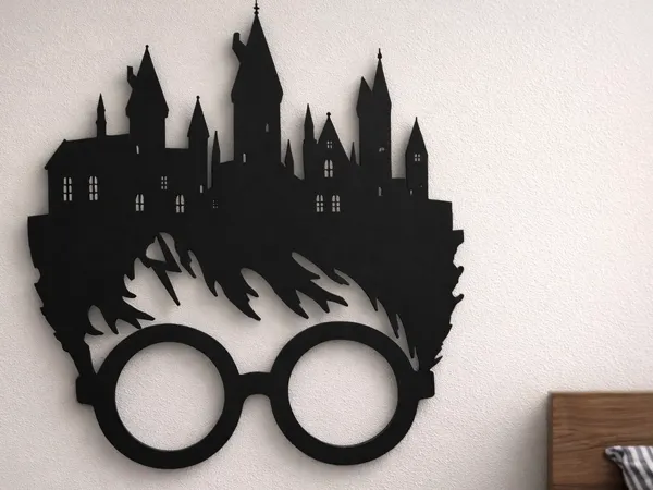 Tableau mural 2D Poudlard — Harry Potter