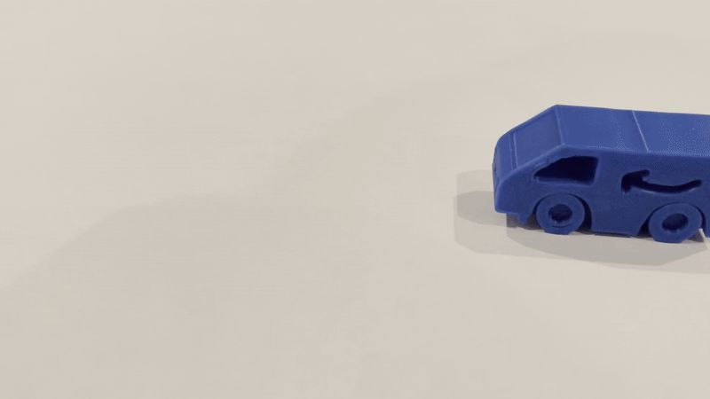 30 mins | Delivery Truck w/ Moving Wheels
