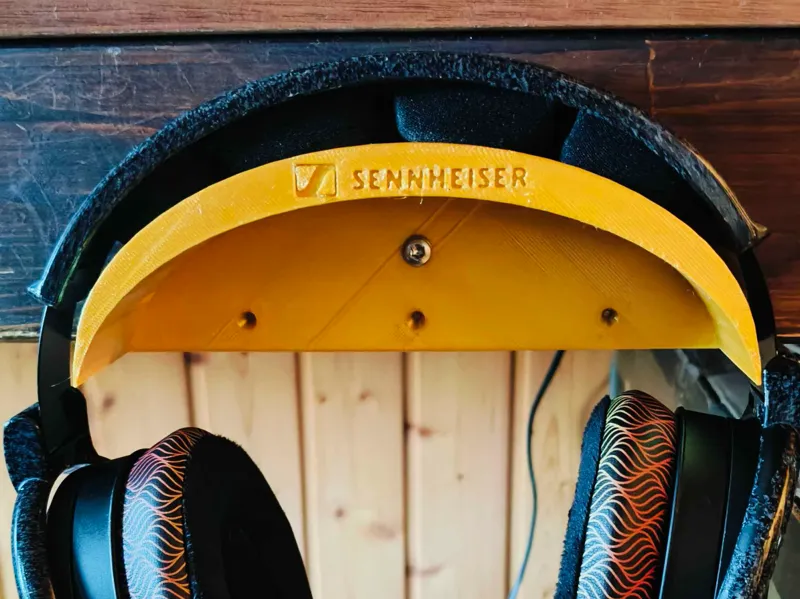 Headphone mount for Sennheiser HD600 logo/nologo