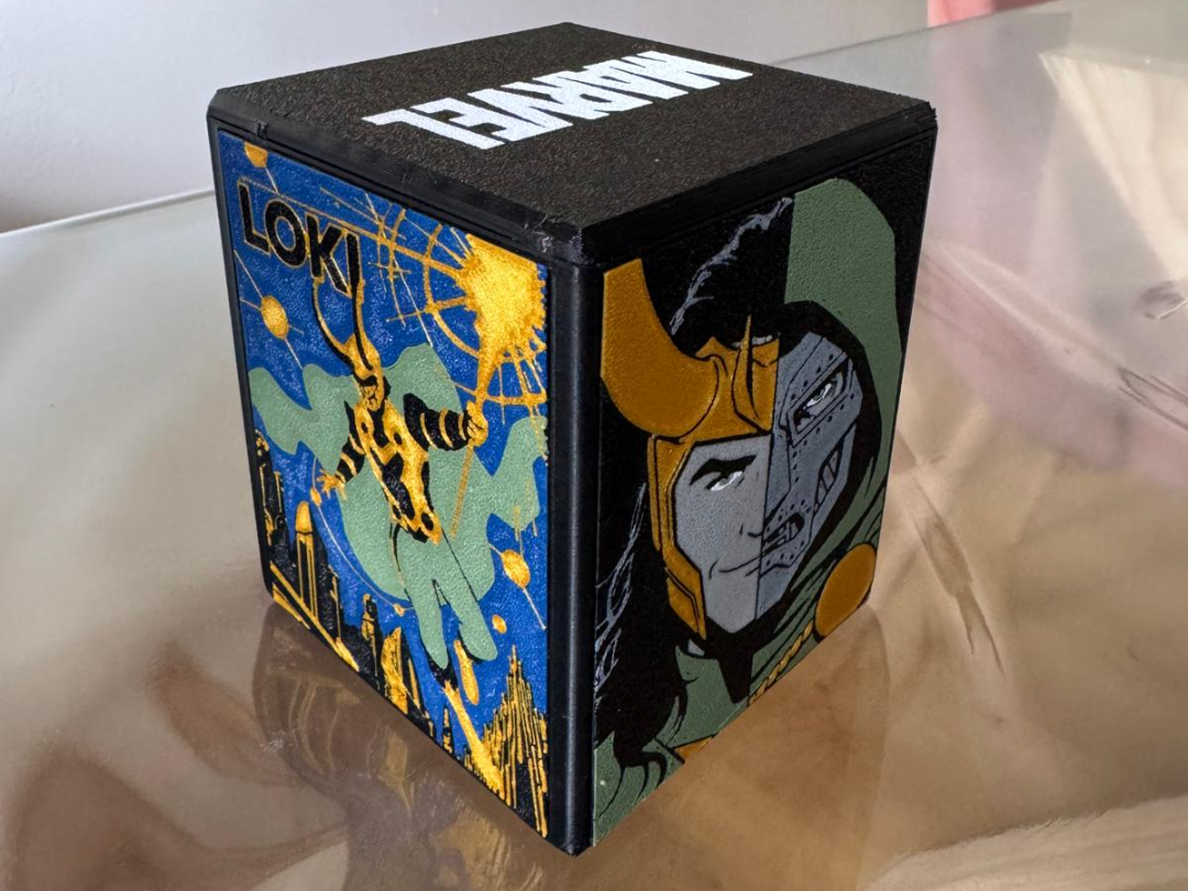Loki & Doctor Doom MTG Deck Box | 100 Sleeved Card
