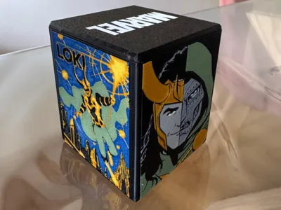 Loki & Doctor Doom MTG Deck Box | 100 Sleeved Card