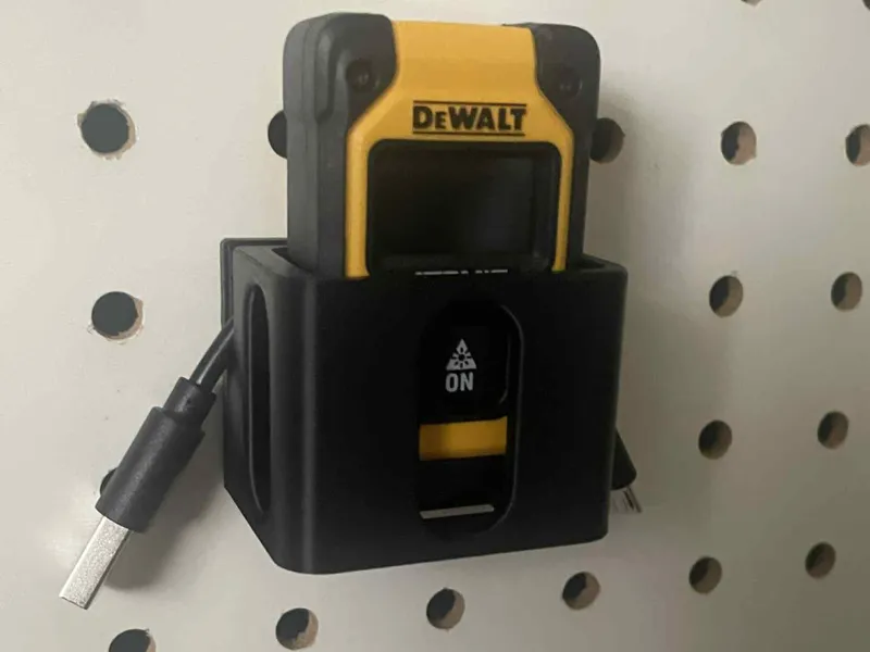 Peg Board Mount : DeWalt 55' Laser Range Finder