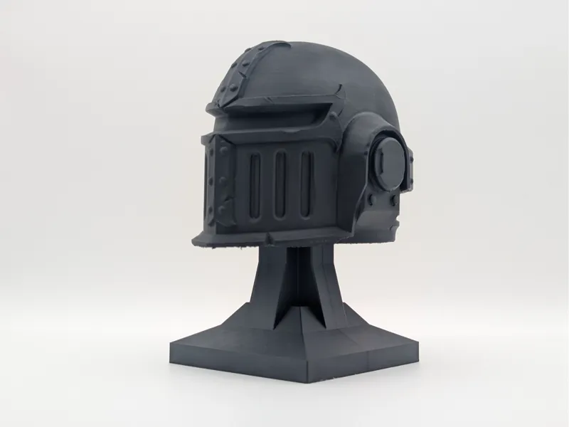Black Templar Champion Helmet Display