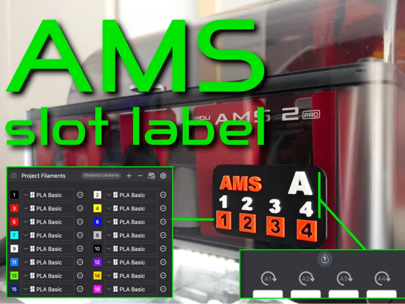 AMS slot label tag