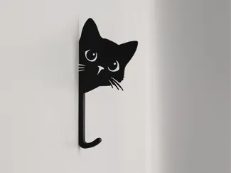 KEY HOLDER - CAT PEEKING