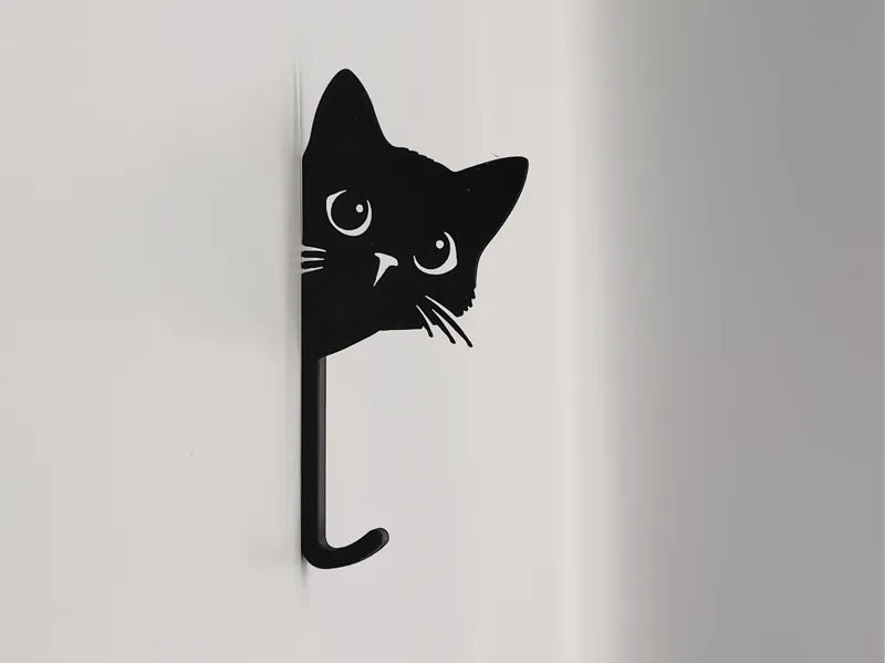 KEY HOLDER - CAT PEEKING