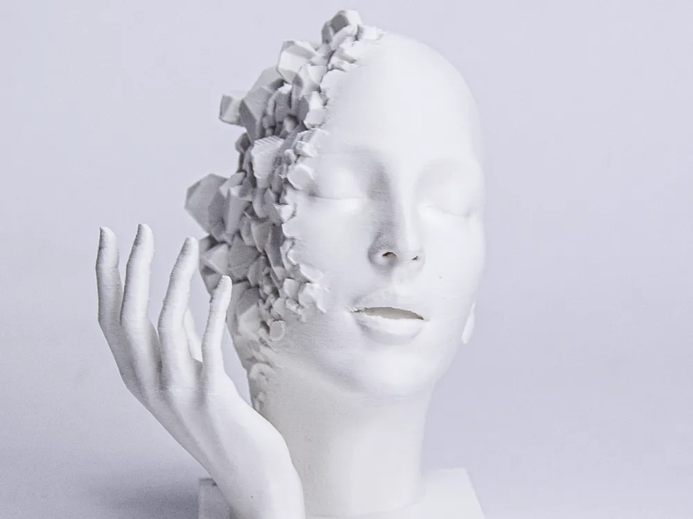 Shattered Serenity Sculpture