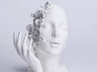 Shattered Serenity Sculpture