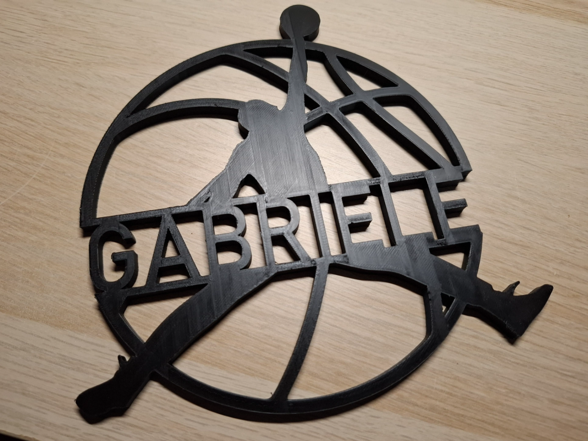 Wall art Basketball con nome