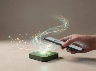 TERRA | Minimalist Geometric NFC Tag Station