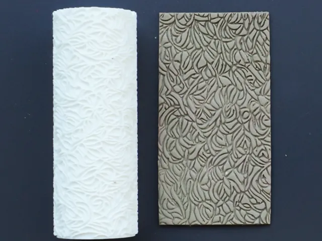Abstract Texture Roller For Polymer Clay Earrings