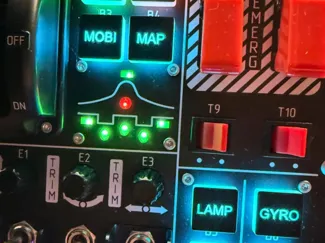 Virpil Control Panel KeyCaps One Line Text