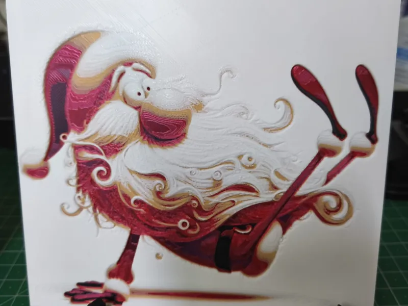Funny Santa Claus Hueforge ( 4 Colors)