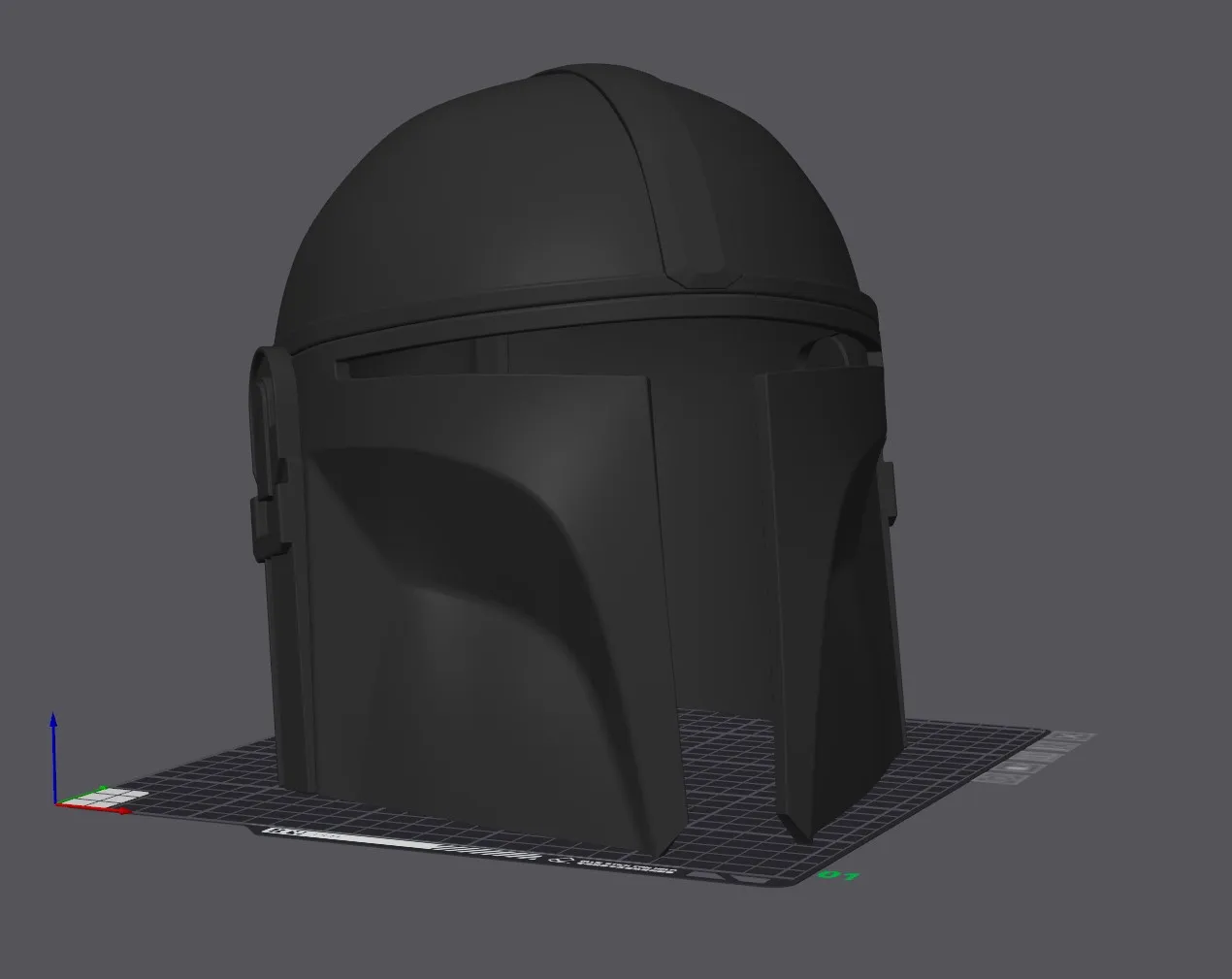 Mandalorian Helmet view 3
