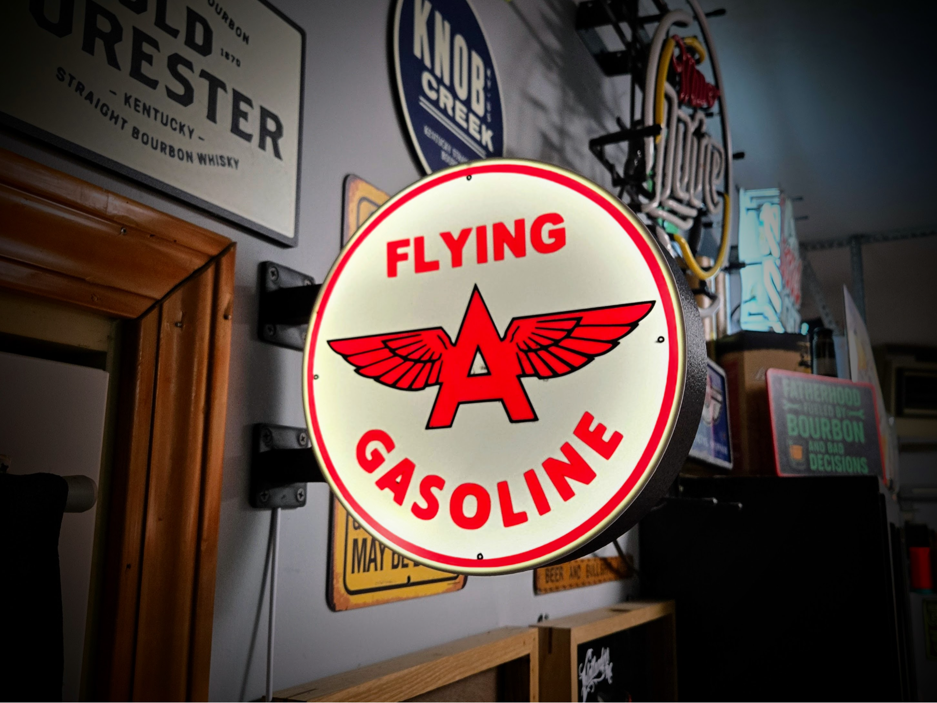FLYING A - 2-Sided Gas Station Lightbox Sign