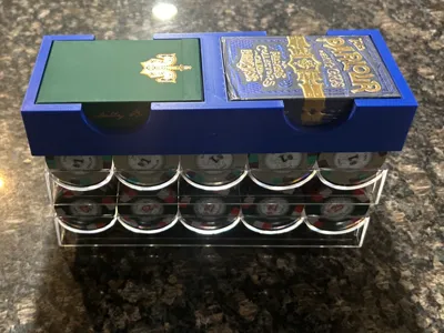 Poker Card tray for Chip Rack