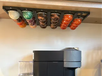 Under Cabinet Rack for Nespresso Vertuo Pods