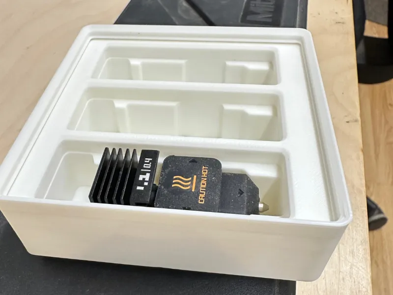 H2D Hotend x3 in 4x4 Gridfinity