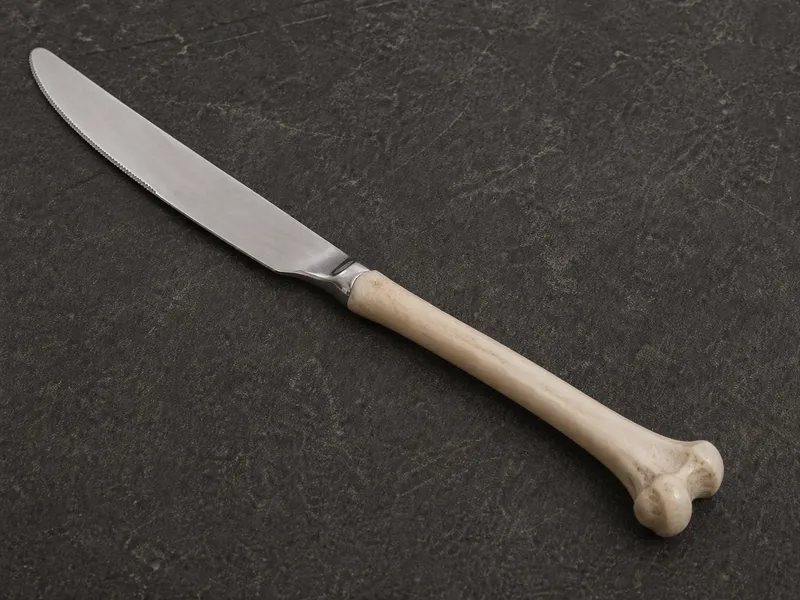 Bone handle knife