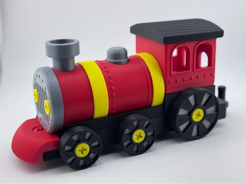 Builder Series:  Toy Train Steam Engine