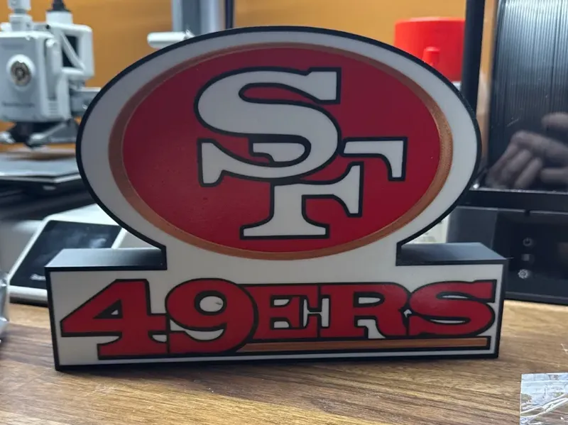 49ers Lightbox with Integrated Diffuser. 
