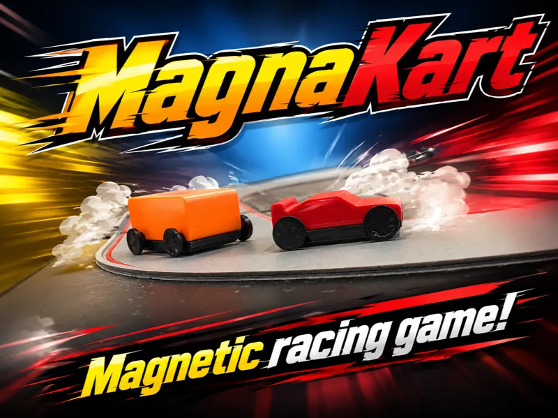 MagnaKart - A magnetic table racing game!