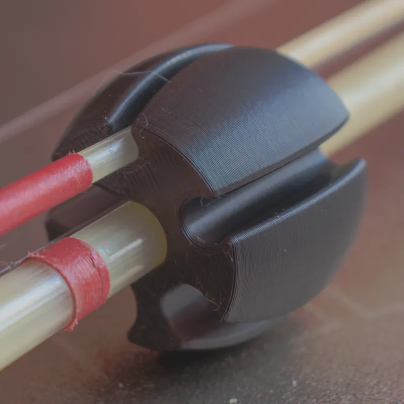 Fishing rod holder ball