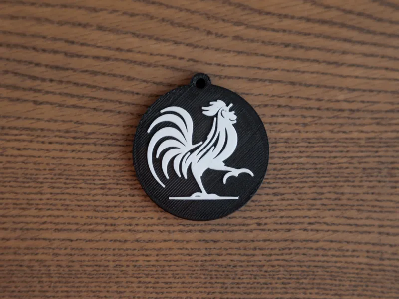 Rooster Keychain (No AMS Required)