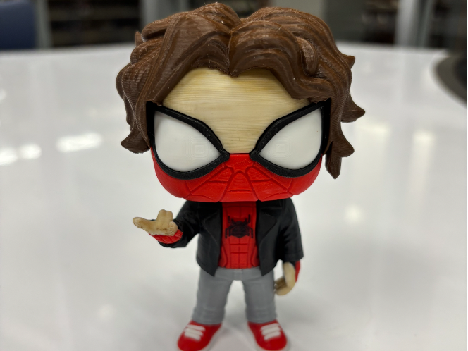 Spidey Librarian Custom Funko Pop