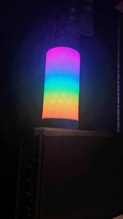 Desk RGB Lamp ws2812b - Free 3D Print Model - MakerWorld