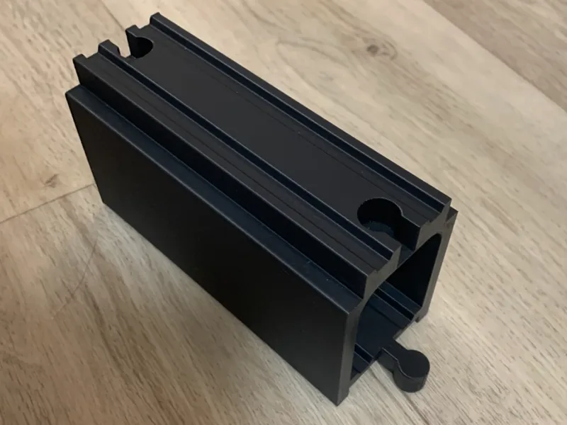 wooden train stackable riser support brio ikea 
