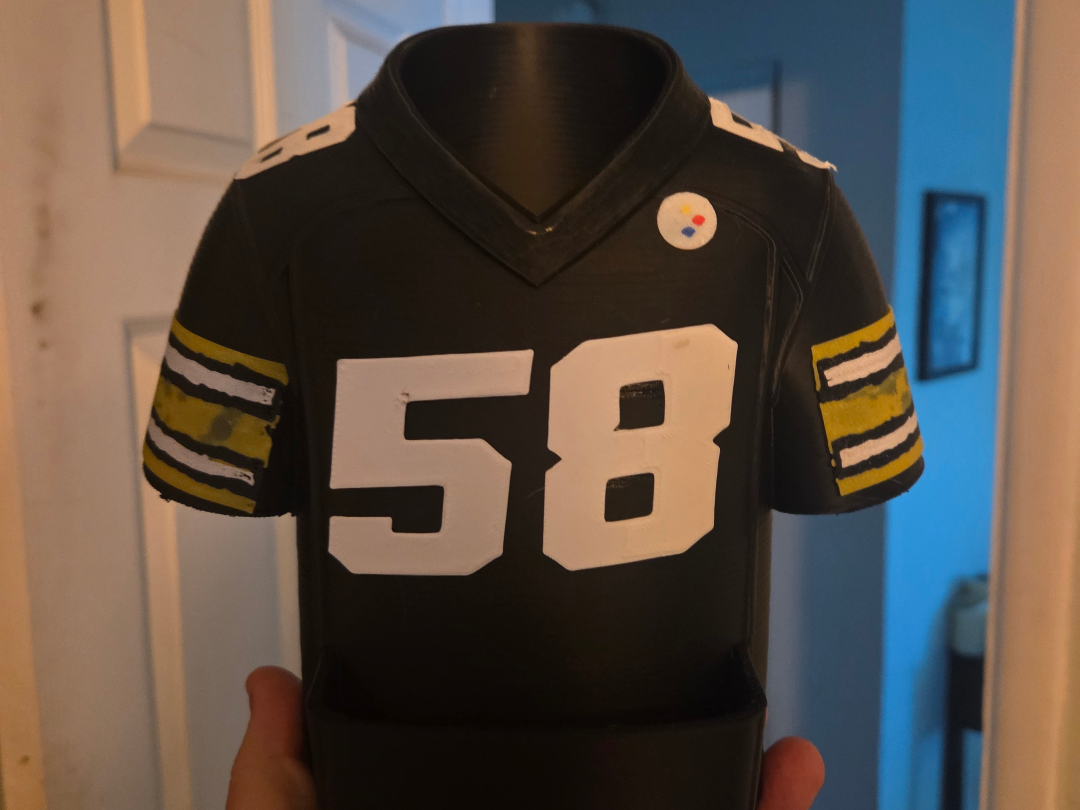 Персонализируемый держатель для ручек из джерси Pittsburgh Steelers
