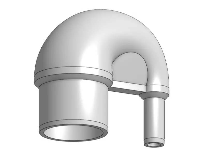 Waste pipe adapter for tumble dryer drain hose