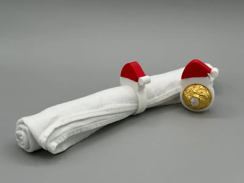 Christmas Napkin & Candy Holder (Ferrero Rocher)
