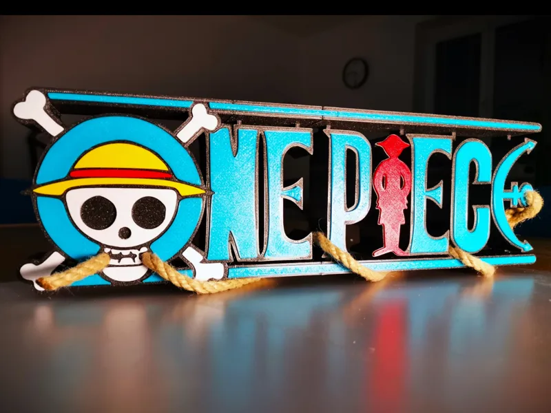 One piece LOGO SIGN - true rope design ("No AMS")