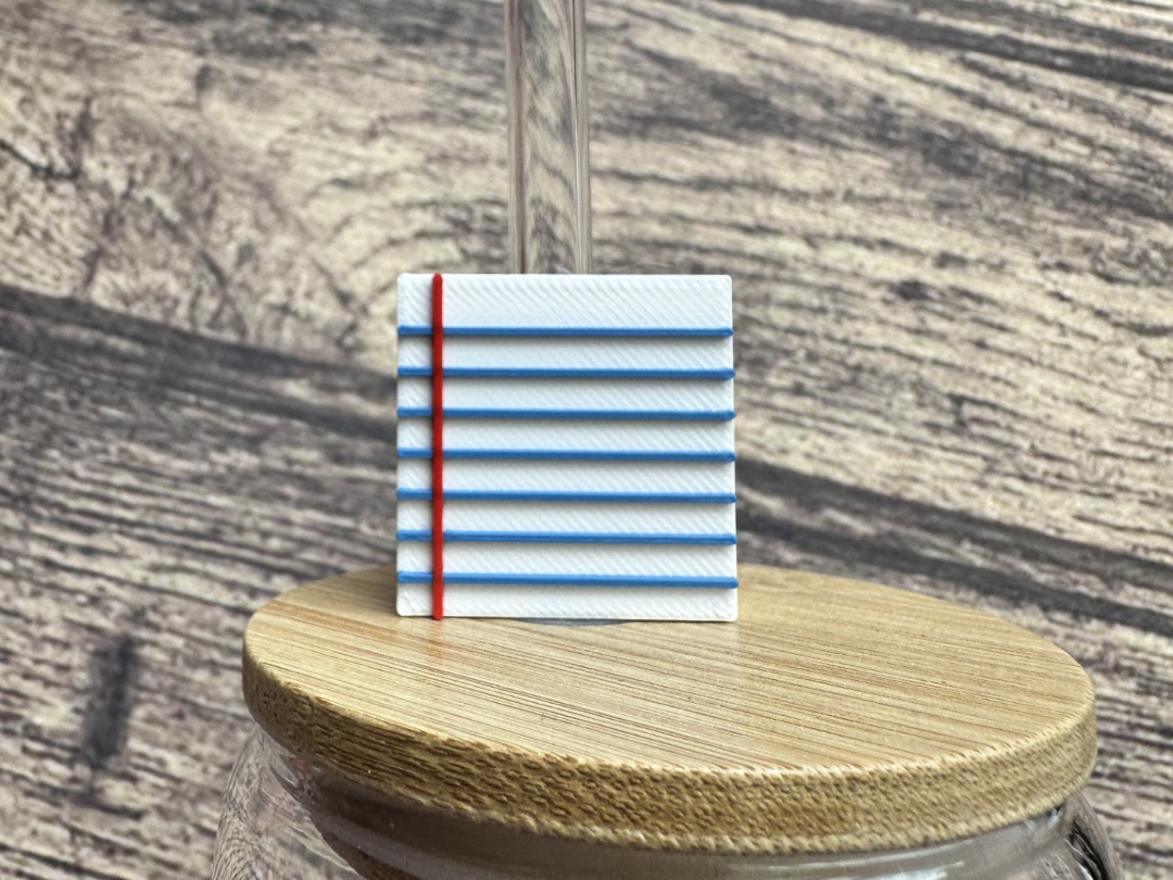 Paper lined school straw topper - 8mm and 10mm