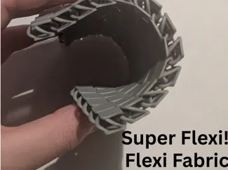 Square flexi fabric (print in place)