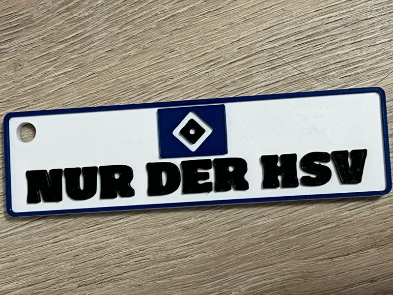 NUR DER HSV Schlüsselanhänger