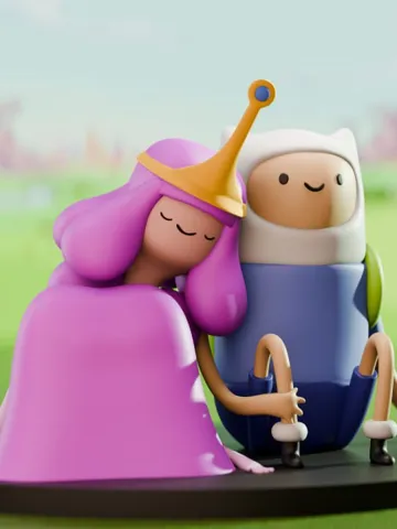 Figura decorativa: Adventure Time Finn -Princess Collectible Figurine — vista de referencia 2