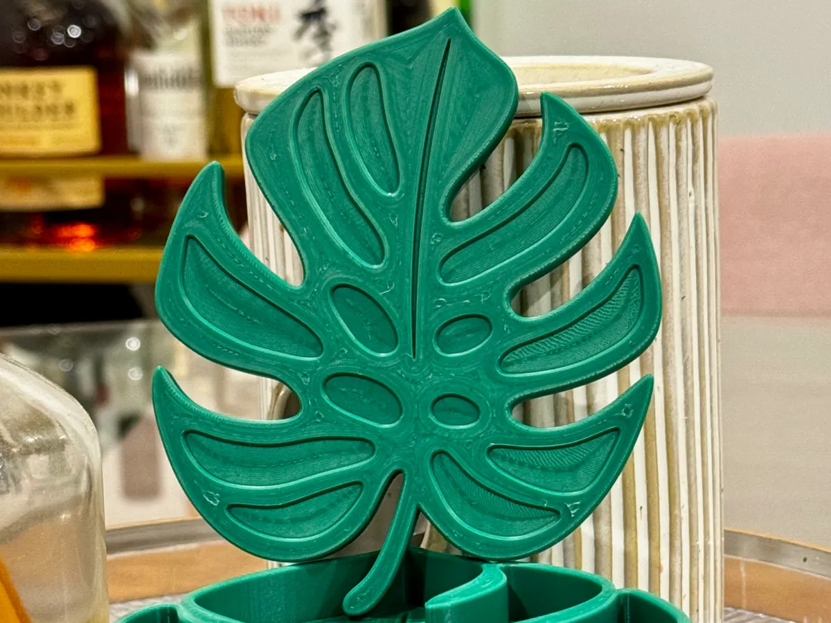 Leaf Coaster - Monstera - Free 3D Print Model - MakerWorld