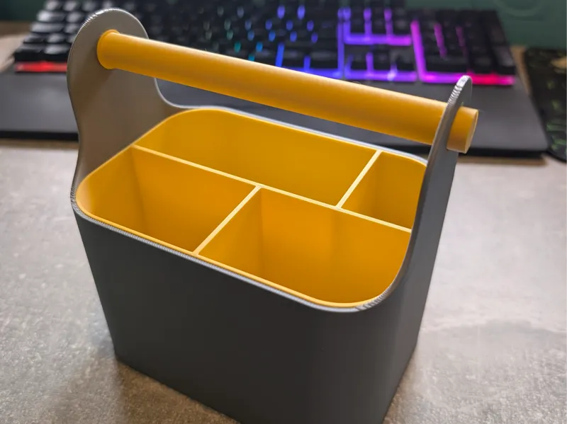 Bathroom Caddy with handle - Remixed